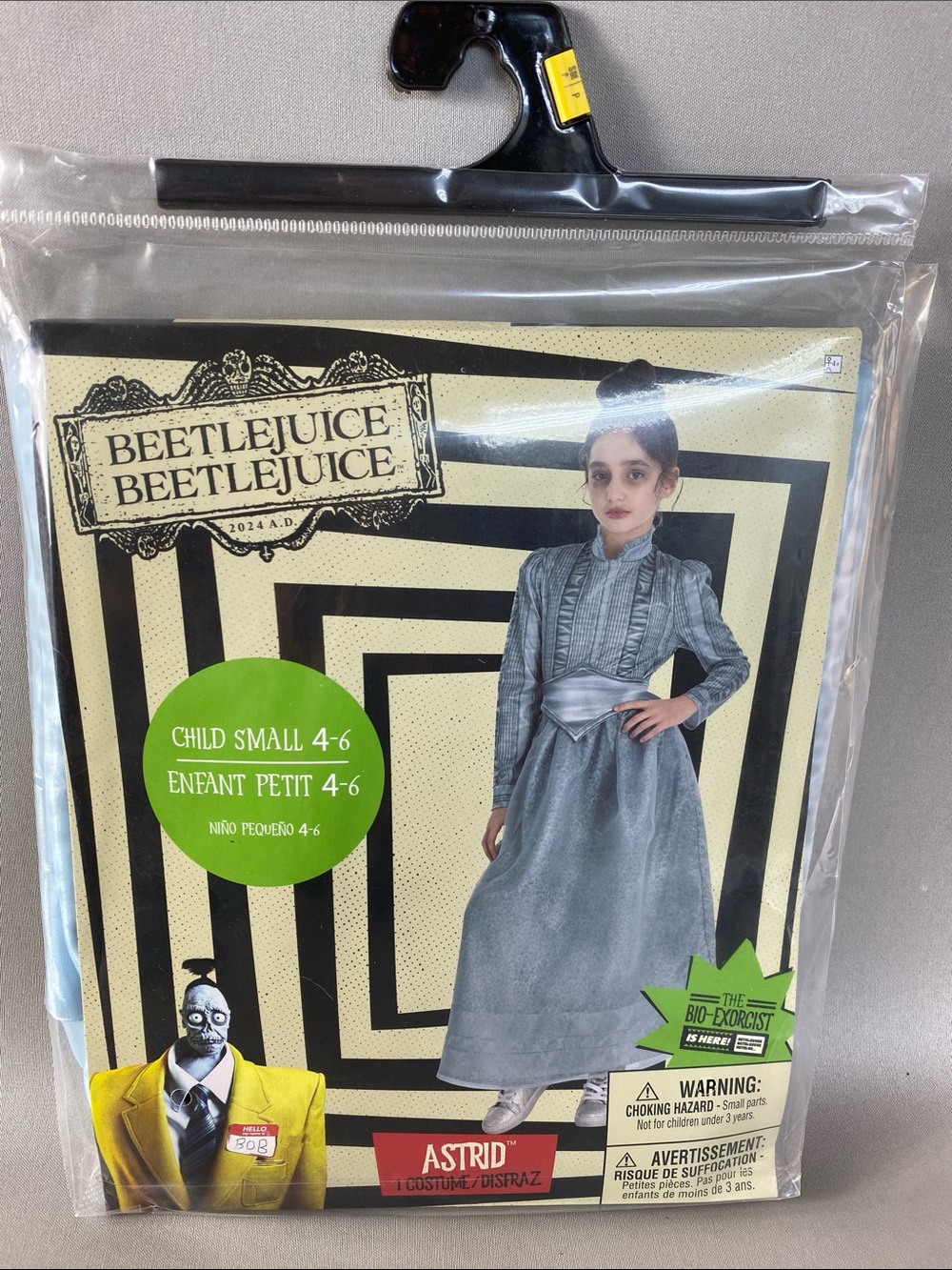 BeetleJuice Astrid Child Costume - Silver (Child Small 4-6)
